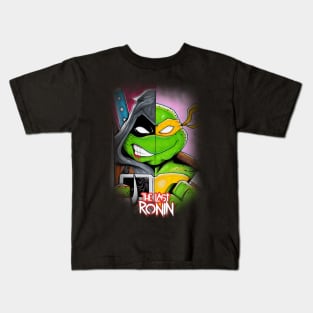 WANTED LAST RONIN TURTLE R Kids T-Shirt